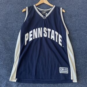 Penn State Nittany Lions Jersey Mens XL Blue White NCAA Basketball Number 13 2XL